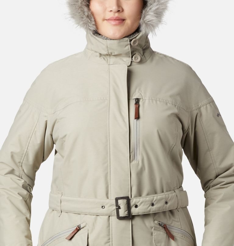 Women's Columbia Carson Pass II Jackets Light Grey | Plus Size CA-EC05L